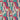 Bodega Indigo & Mandarin & Fuchsia Fabric