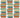 Calcine Paprika & Teal & Olive Fabric