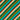 Sherbet Stripe Emerald & Amber & Rose Fabric