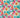 Verdaccio Turquoise & Lime & Fuchsia Fabric