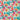 Verdaccio Turquoise & Lime & Fuchsia Fabric